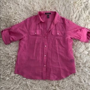 Pink Ralph Lauren Button Down